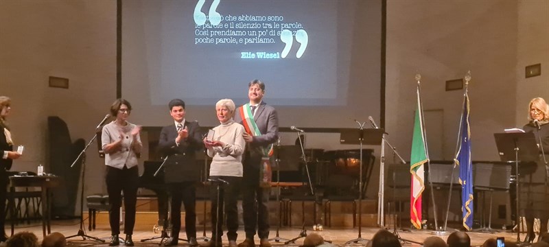 Un momento della cerimonia