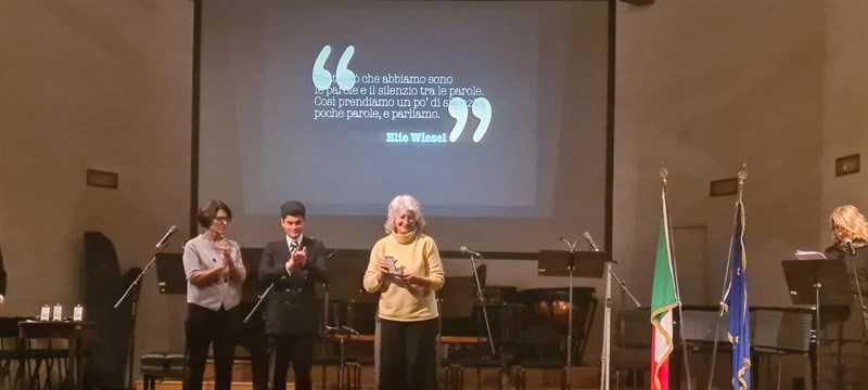 Un momento della cerimonia