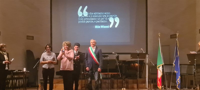 Un momento della cerimonia