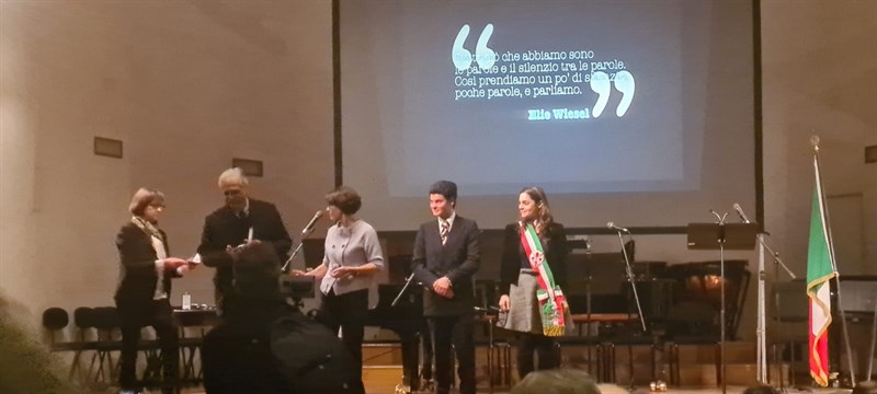 Un momento della cerimonia