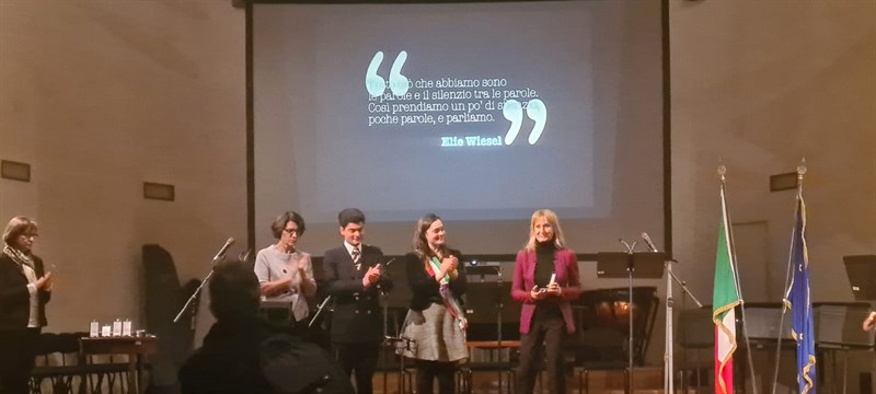 Un momento della cerimonia