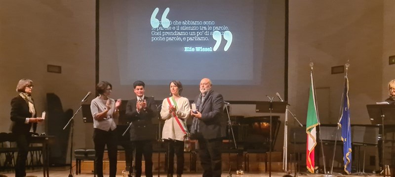 Un momento della cerimonia