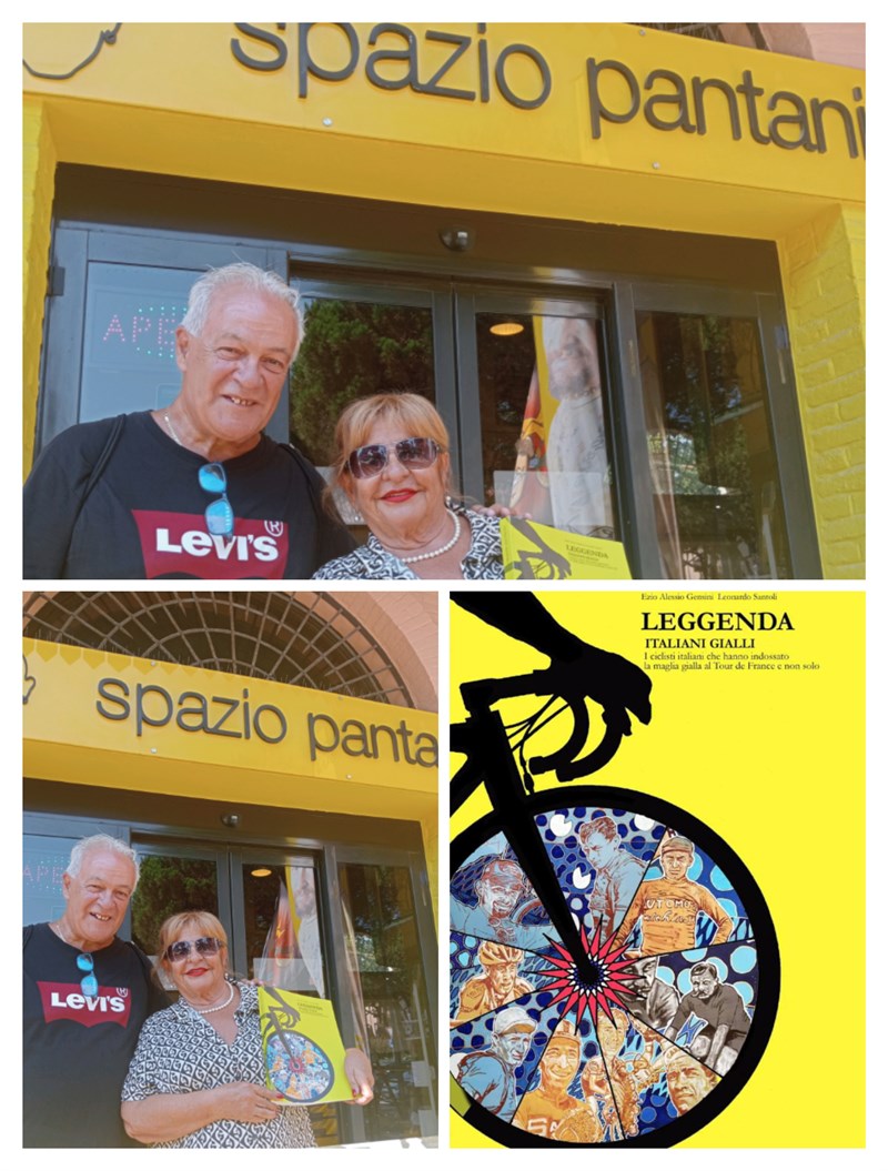 Consegna libro Leggenda alla casa Pantani