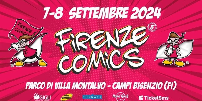 Locandina Firenze Comics 2024