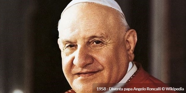 1958 - Sale al soglio di Pietro Papa Giovanni XXIII (66 anni fa)