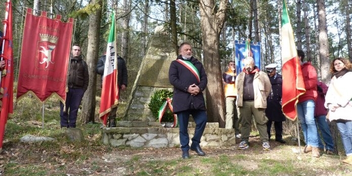 Un momento della commemorazione (repertorio)