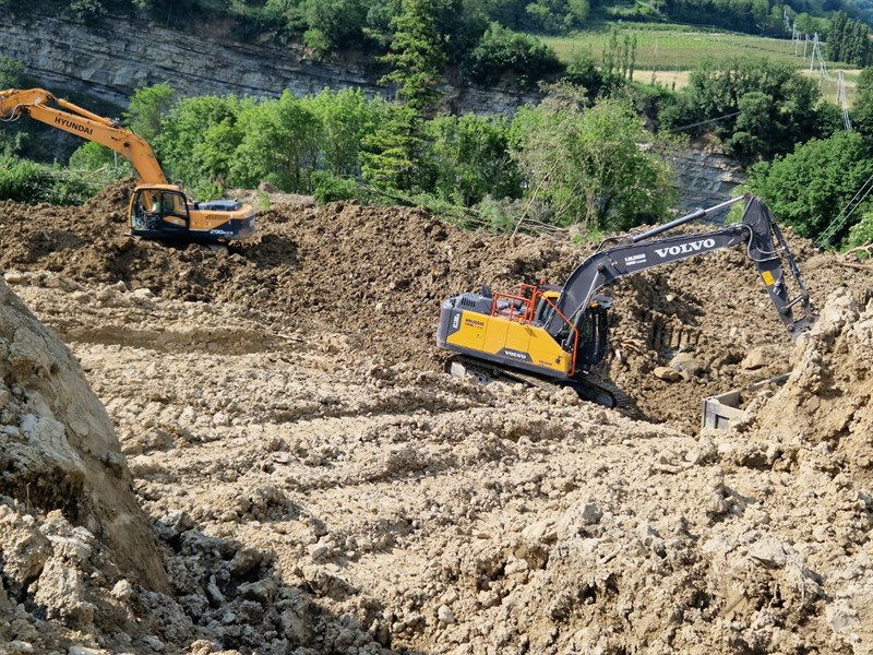 Al lavoro per ripristinare la strade