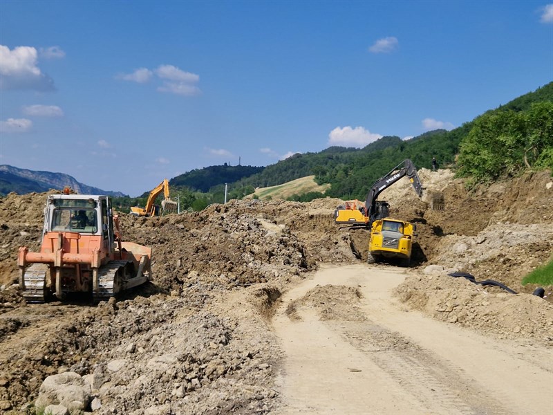 Al lavoro per ripristinare la strade