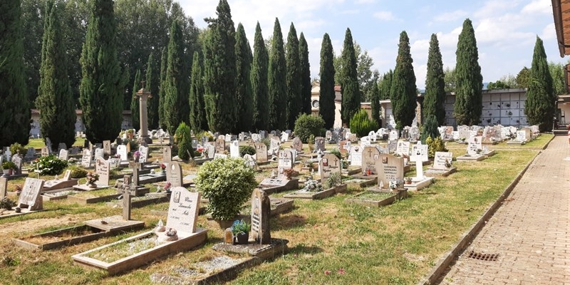 Il cimitero comunale di Borgo San Lorenzo