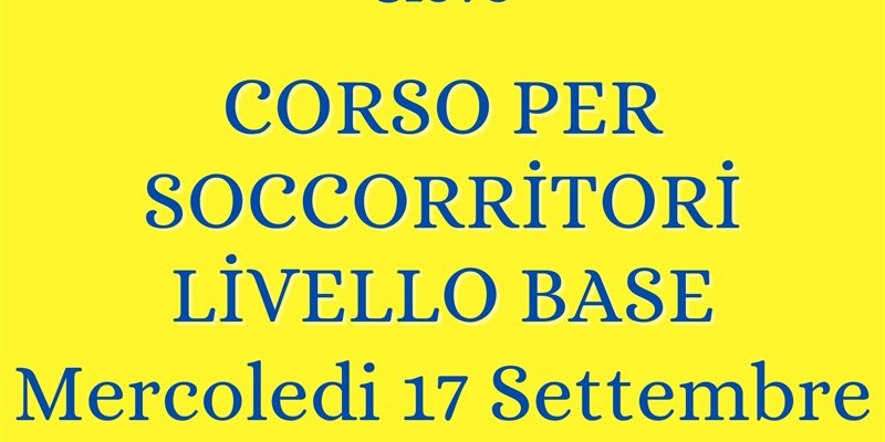 La locandina del corso