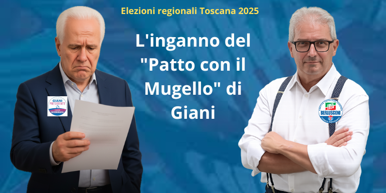da sx: Eugenio Giani e Saverio Zeni