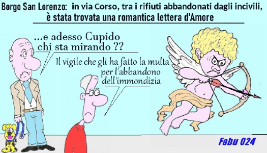 La romantica lettera d'amore nei rifiuti