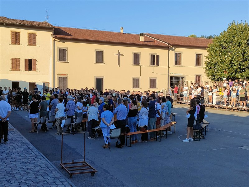 Partecipanti alla GMG durante la Santa Messa