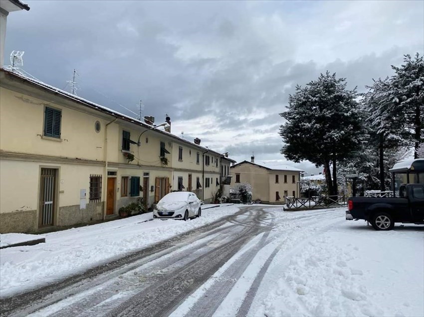 Neve sul Comune di Rufina