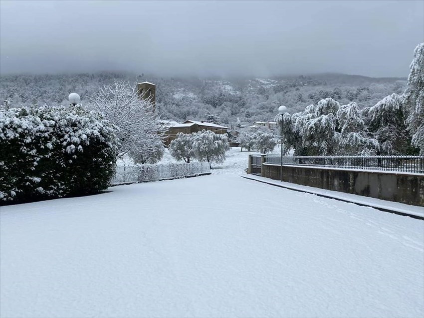 Neve sul Comune di Rufina