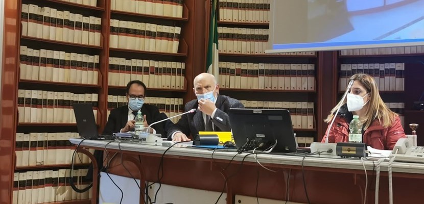 Pietracito e Marchese in una audizione precedente, del novembre 2020