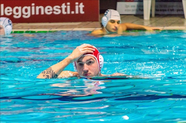 Il portiere della Rari-Nantes Florentia.
