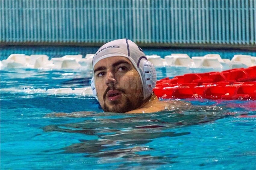 Un giocatore della Rari-Nantes Florentia.