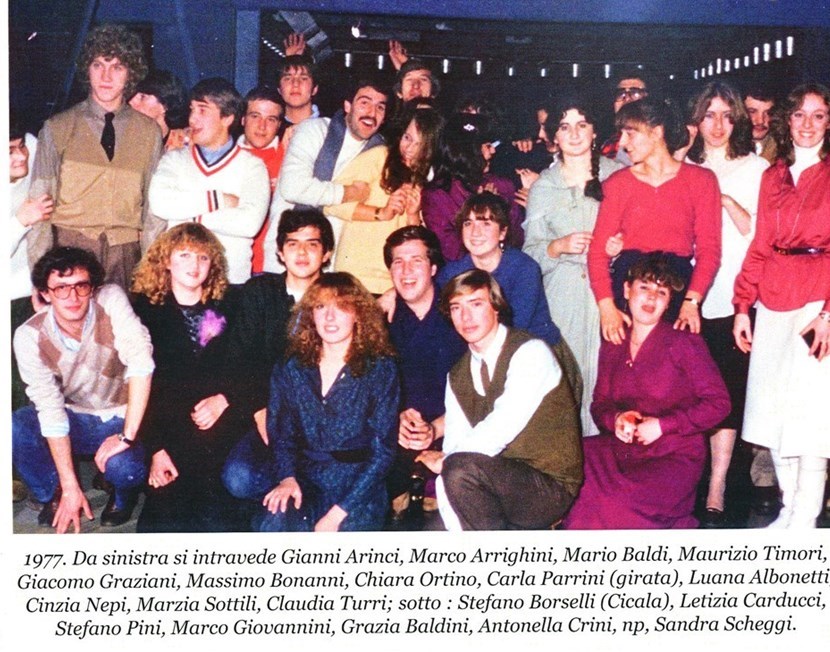 Una foto di gruppo al Teen Club