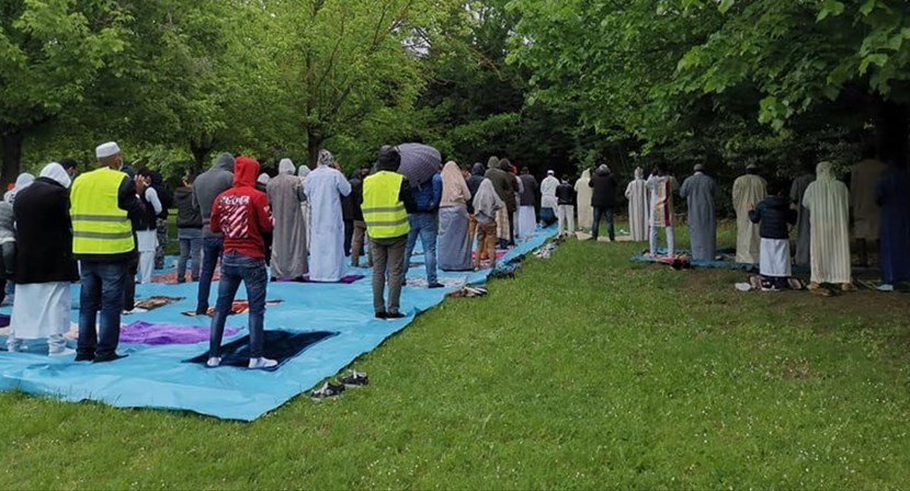 Ramadan della comunità musulmana della Valdisieve nei gardini della Parrocchia di San Giovanni Gualberto a Pontassieve