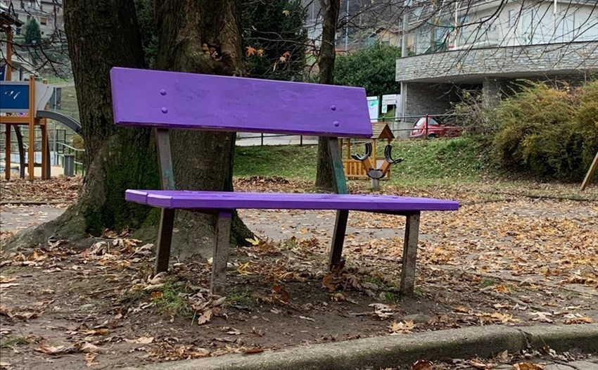 La panchina viola