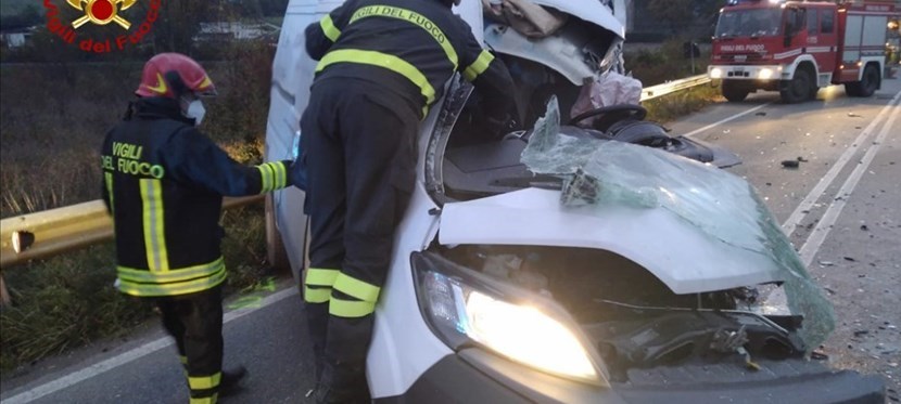 Vigili del Fuoco su un incidente. Foto di repertorio