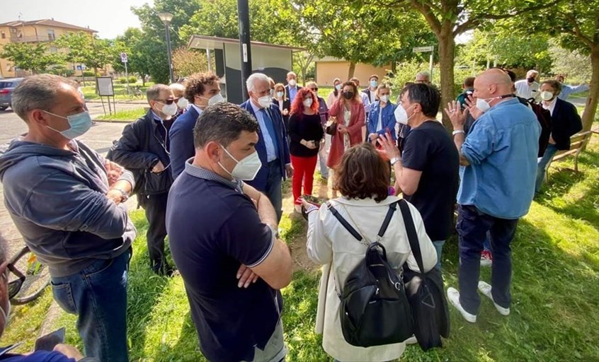 Incontro fra il Presidente della Regione Giani ed i Sindaci del Valdarno e della Valdisieve per la questione Bekaert