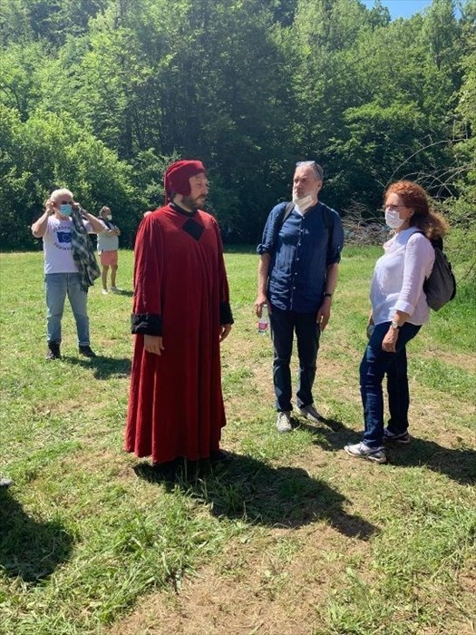 La manifestazione “Giornata dantesca all’Acquacheta”