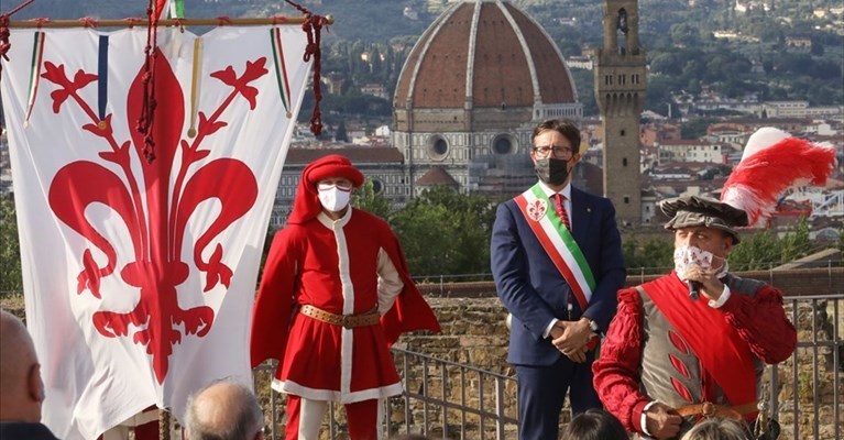 un momento della cerimonia