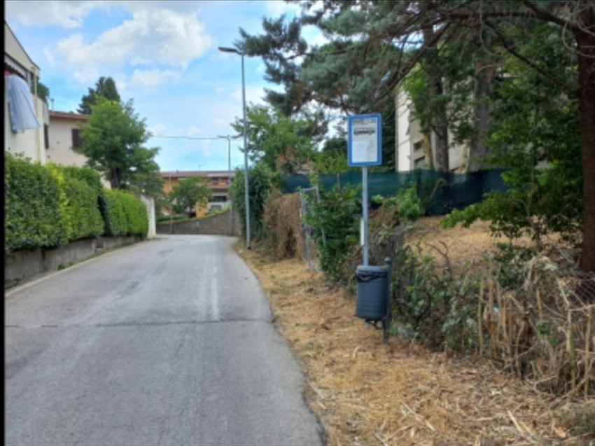 Via Colognolese, era tagliata