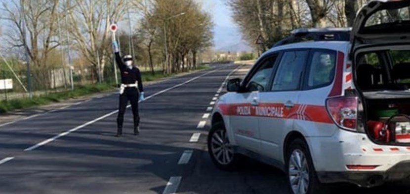 Un agente della Polizia Municipale Mugello