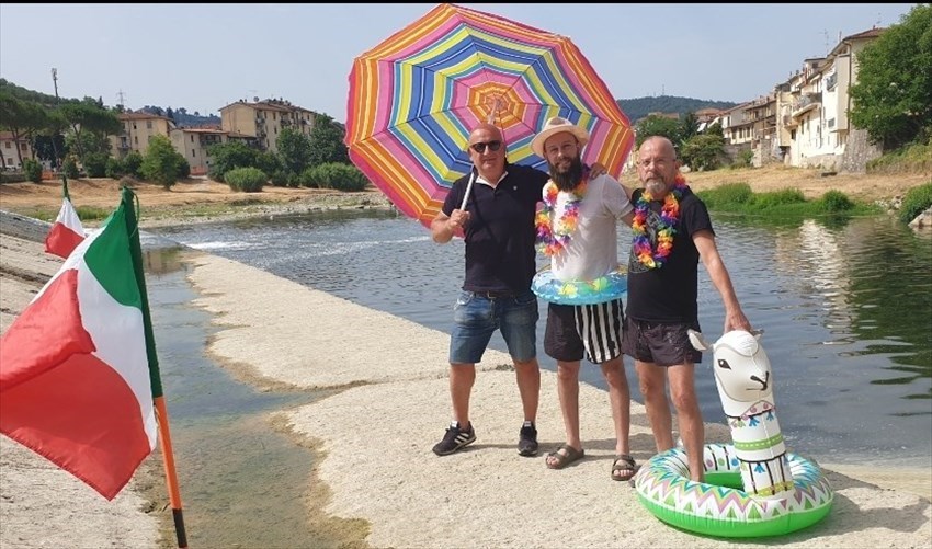 Sul set di "Allegria", il video girato a Pontassieve dai cittadini della Valdisieve