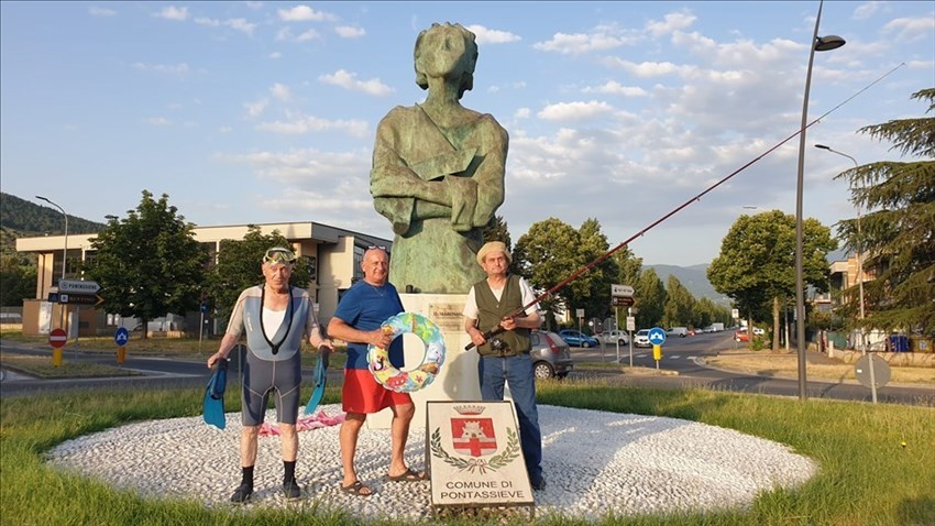 Sul set di "Allegria", il video girato a Pontassieve dai cittadini della Valdisieve