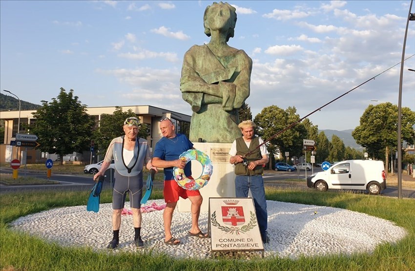 Sul set di "Allegria", il video girato a Pontassieve dai cittadini della Valdisieve