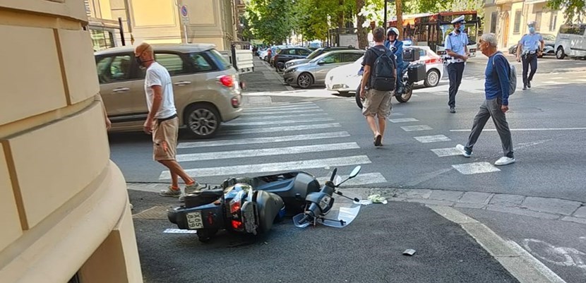 l'incidente di stamani