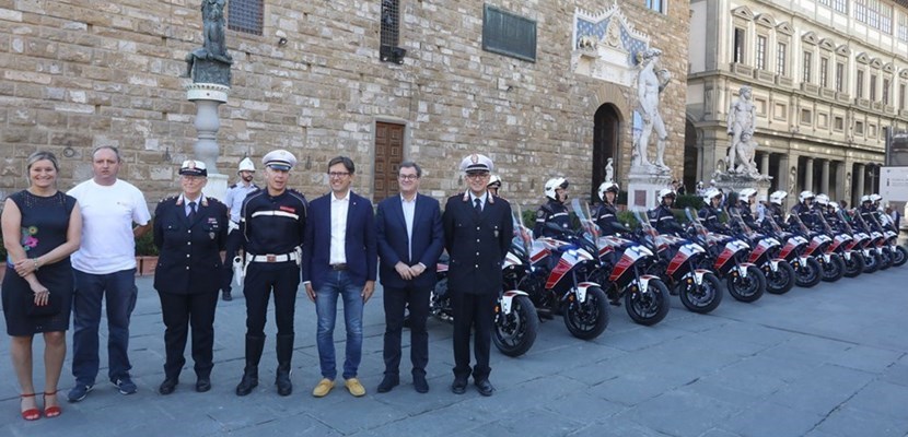 la presentazione delle nuove moto