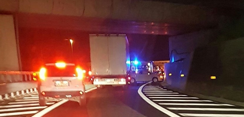 Traffico bloccato. Foto di repertorio