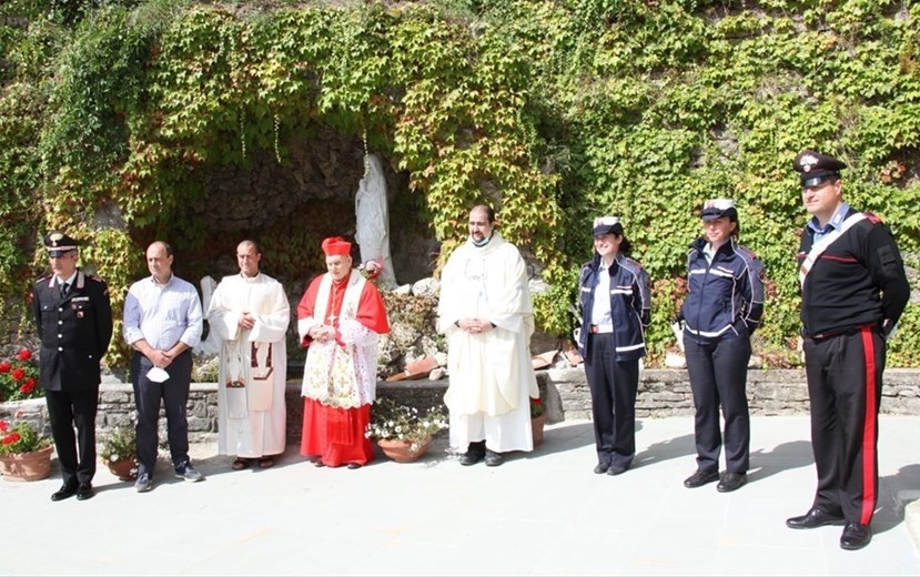 Un momento della visita