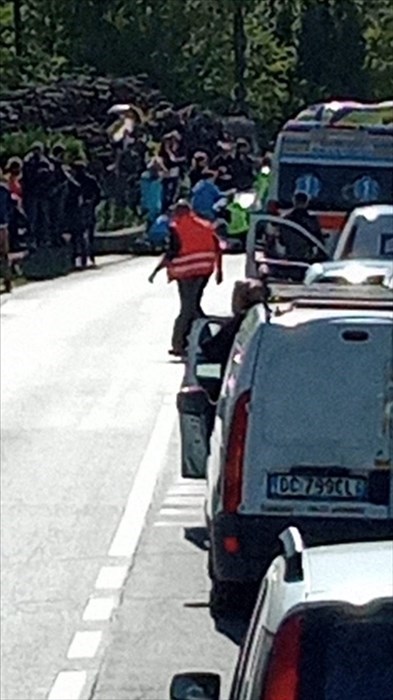 I soccorsi sul luogo dell'incidente