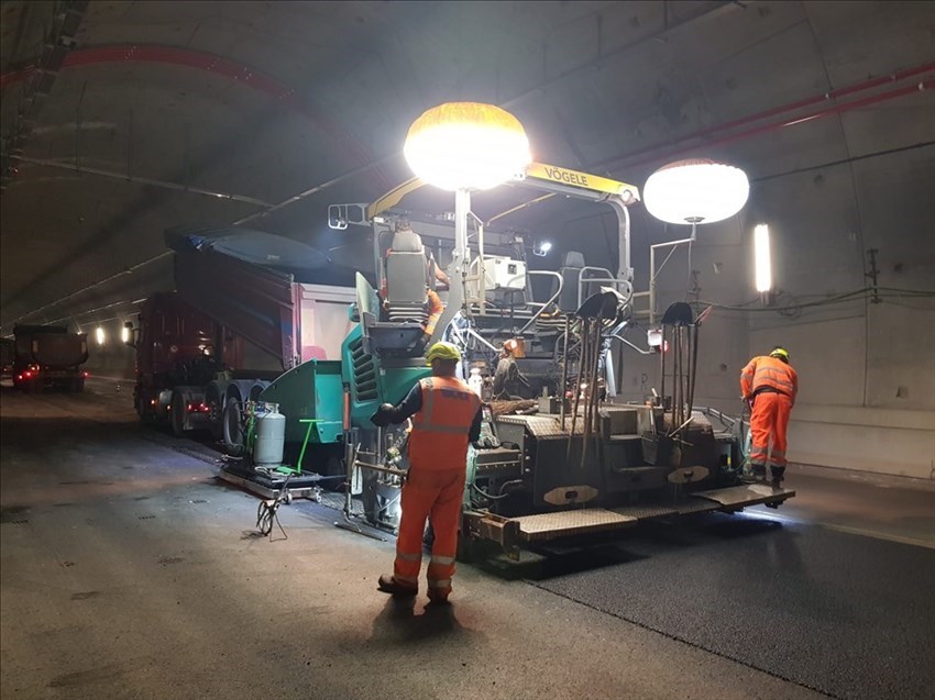 Completamento lavori di asfaltatura