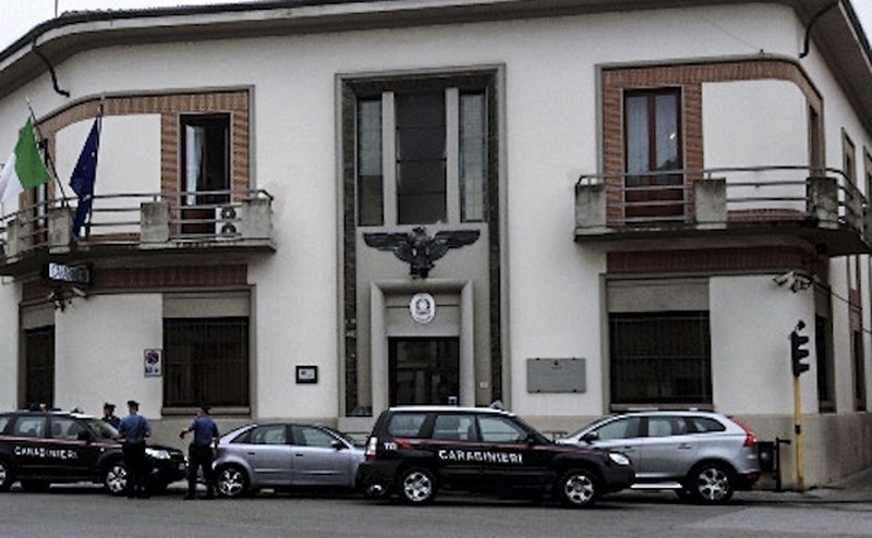 La caserma dei Carabinieri di Borgo