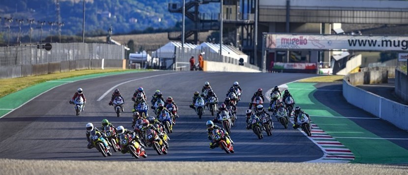 Una gara motociclistica al Mugello