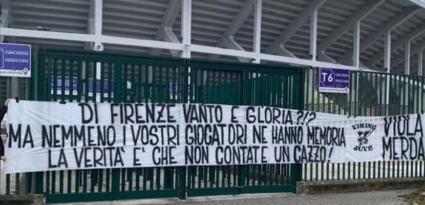 Firenze: Grave Provocazione Dei Tifosi Juventini A Firenze: Ecco La ...