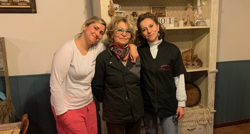 da sx: Giada, Silvana ed Elisa