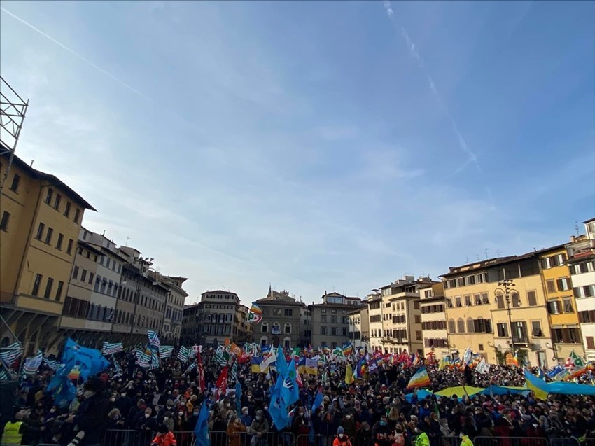 La grande manifestazione di Firenze