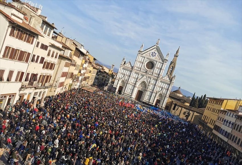 La grande manifestazione di Firenze