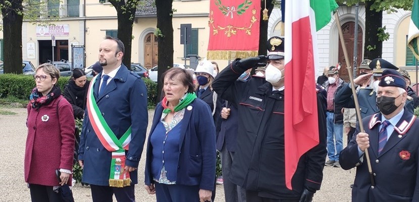 Un momento della cerimonia