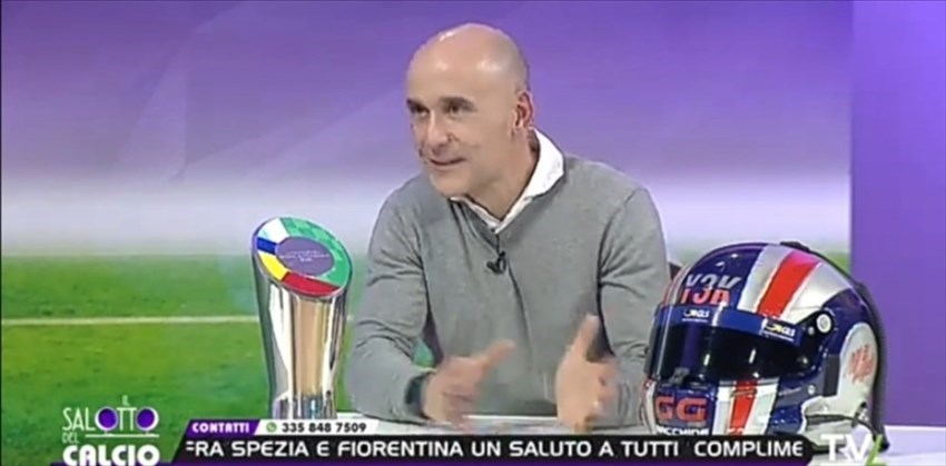 Max Mugelli in trasmissione