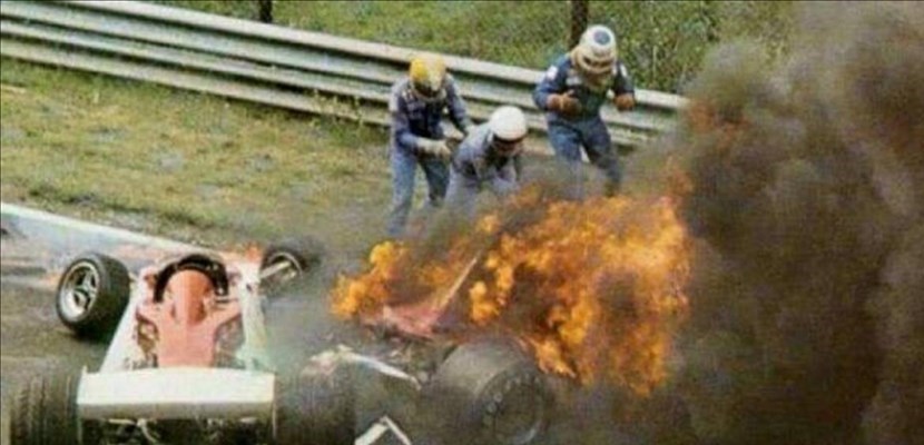 1976, incidente in pista per Niki Lauda