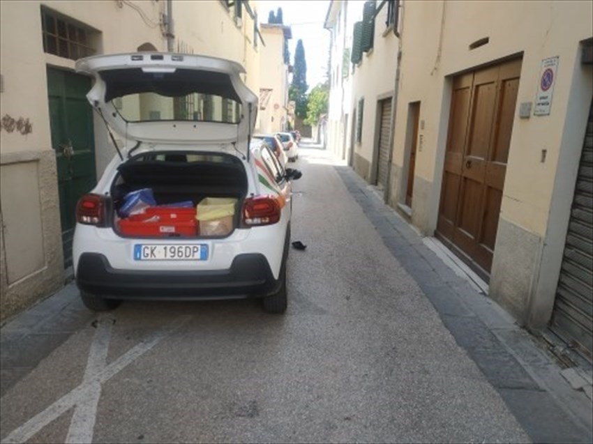 Ecco dove era in sosta l’auto danneggiata